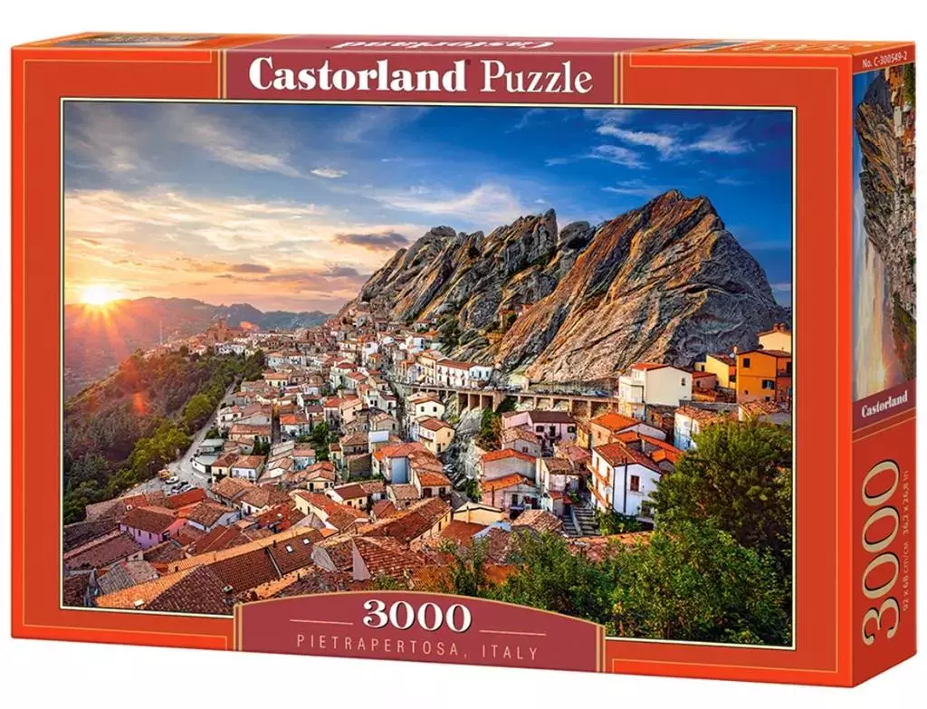 Puzzle 3000 elementów. Pietrapertosa, Italy - Puzzle