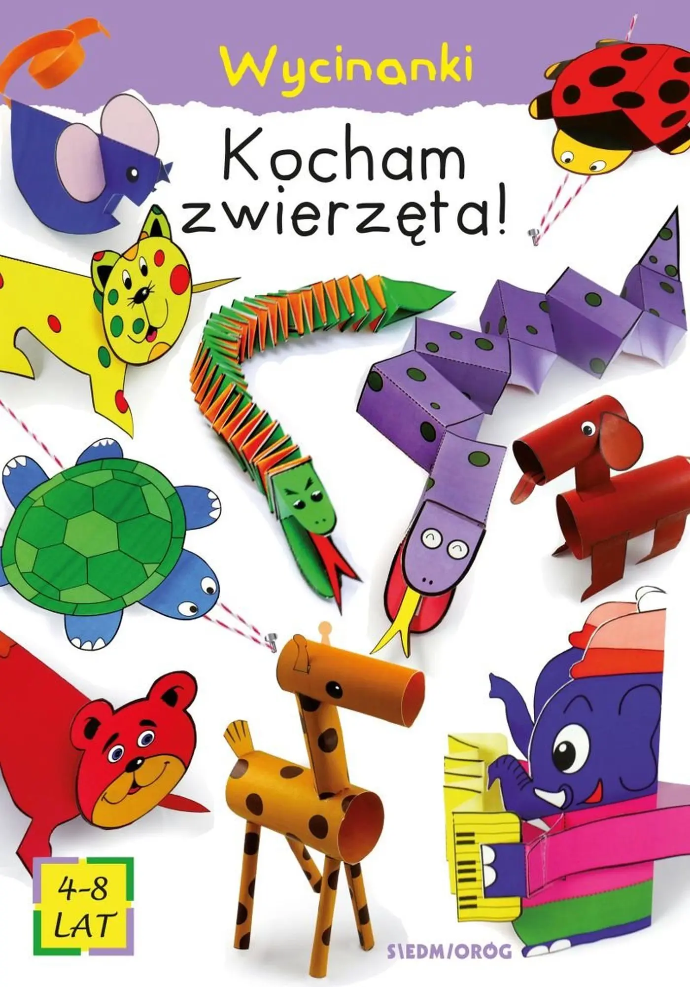 Kocham zwierzęta! Wycinanki - Książki