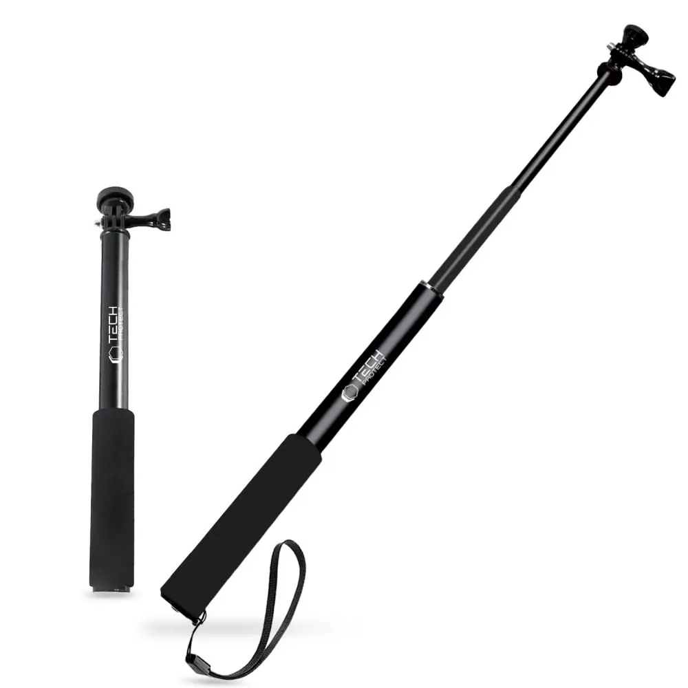 Tech-Protect GA100 Monopad & Selfie Stick Gopro / Dji Black - Elektronika i akcesoria
