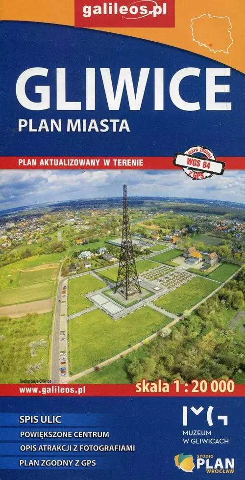 Gliwice, plan miasta 1:20 000 - Książki