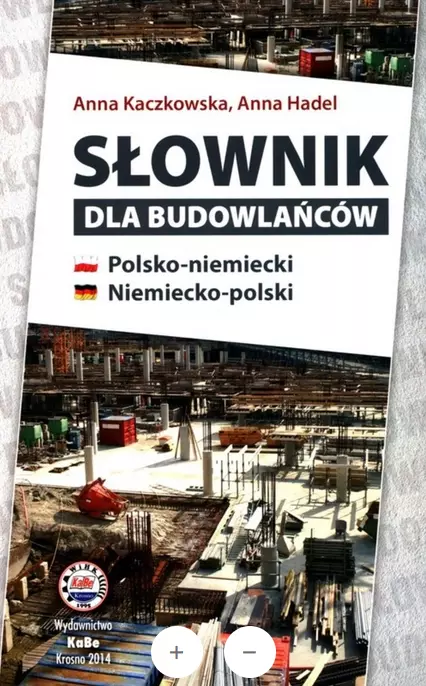 Słownik dla budowlanców polsko-niemiecki, niemiecko-polski - Książki
