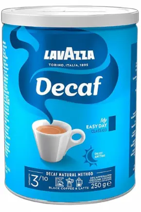 Kawa mielona Lavazza Decaf bezkofeinowa w puszce, 250 g - Kawa i herbata