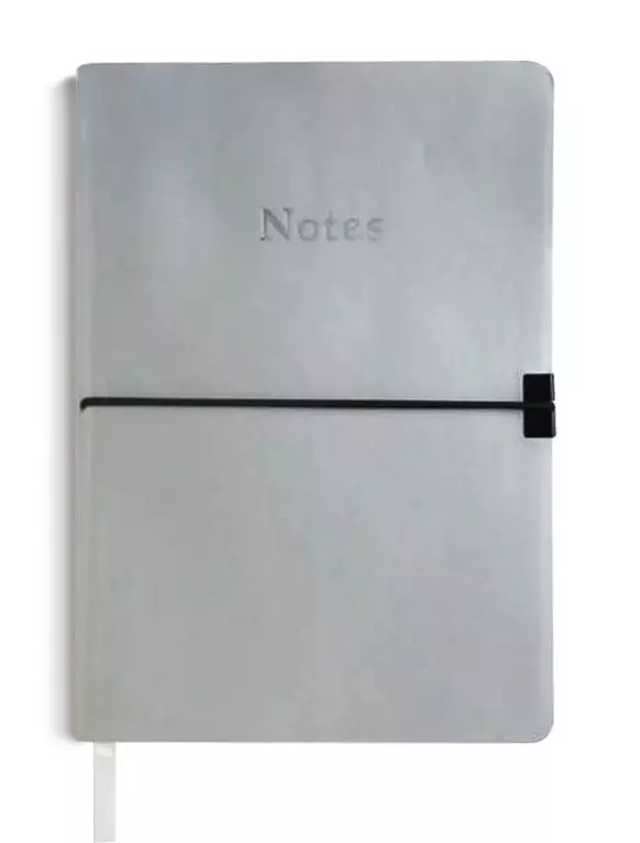 Notes A5 96 kartek w linie, perłowy - Papiernicze i szkolne
