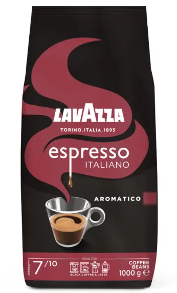 Kawa ziarnista Lavazza Espresso Italiano Aromatico, 1 kg - Kawa i herbata