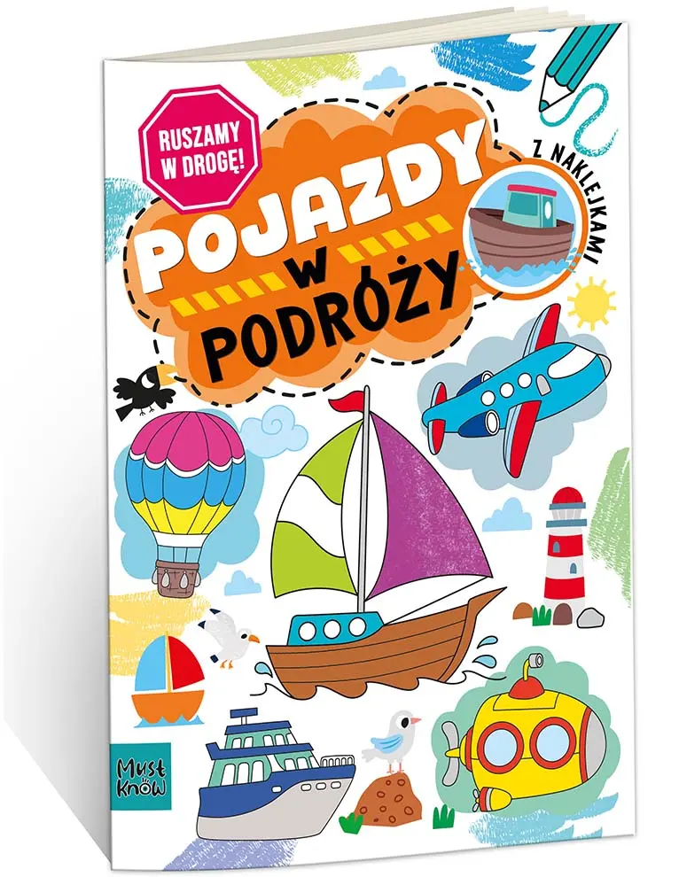 Kolorowanka Ruszamy w drogę. Pojazdy w podróży - Książki