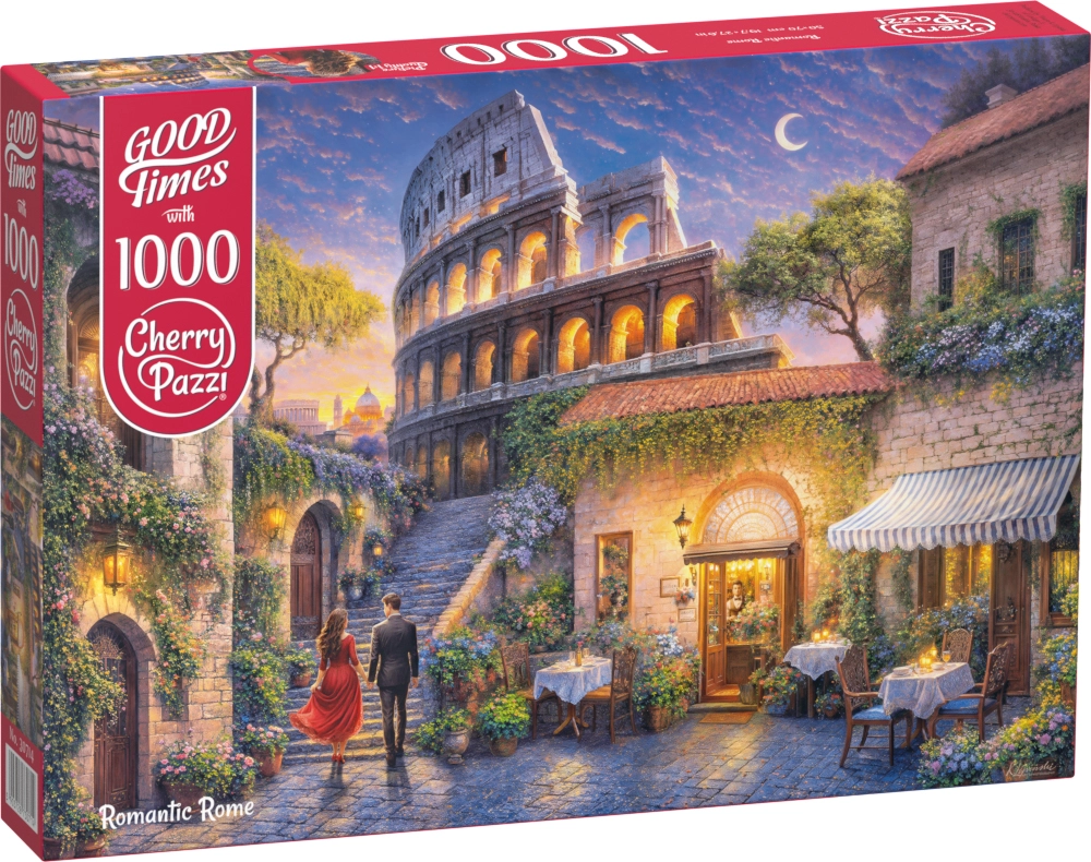 Puzzle 1000 elementów. Romantyczny Rzym 30714 - Puzzle