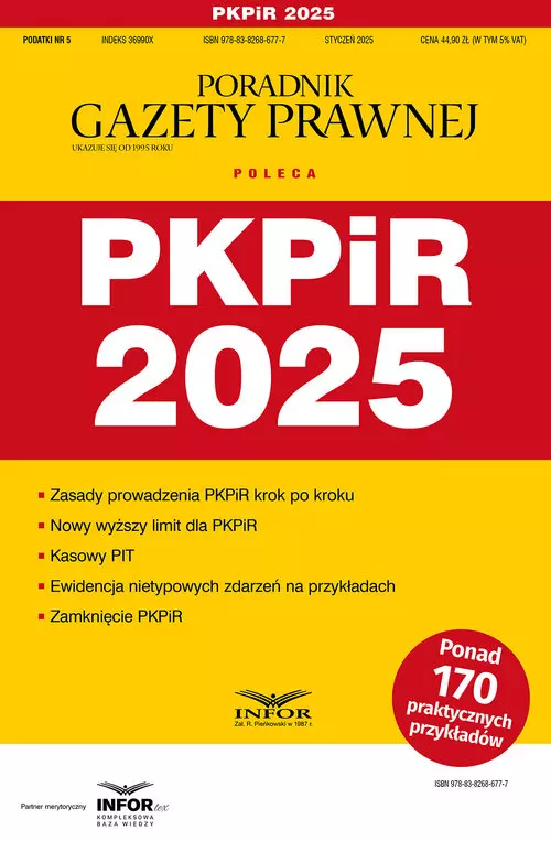 PKPiR 2025 Podatki 5/2024 - Książki