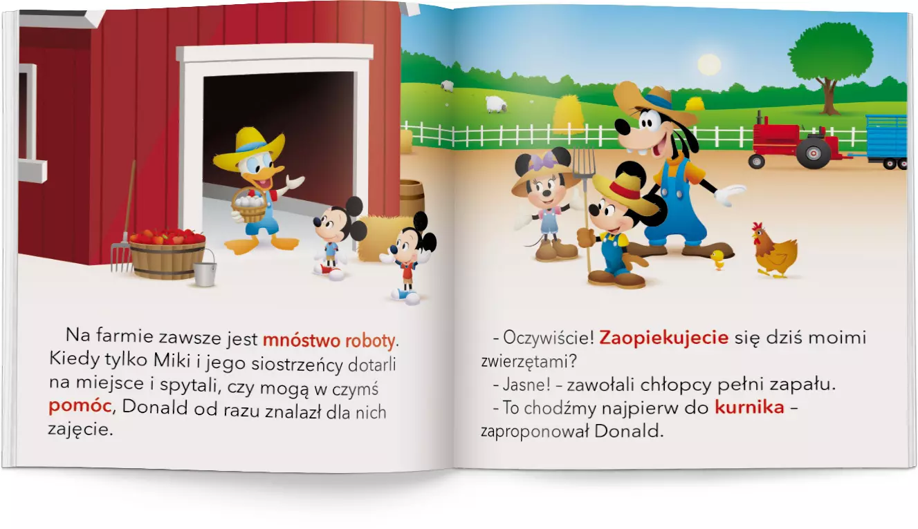 Disney Maluch. Moje pierwsze opowiastki. Miki jedzie na farmę - Książki