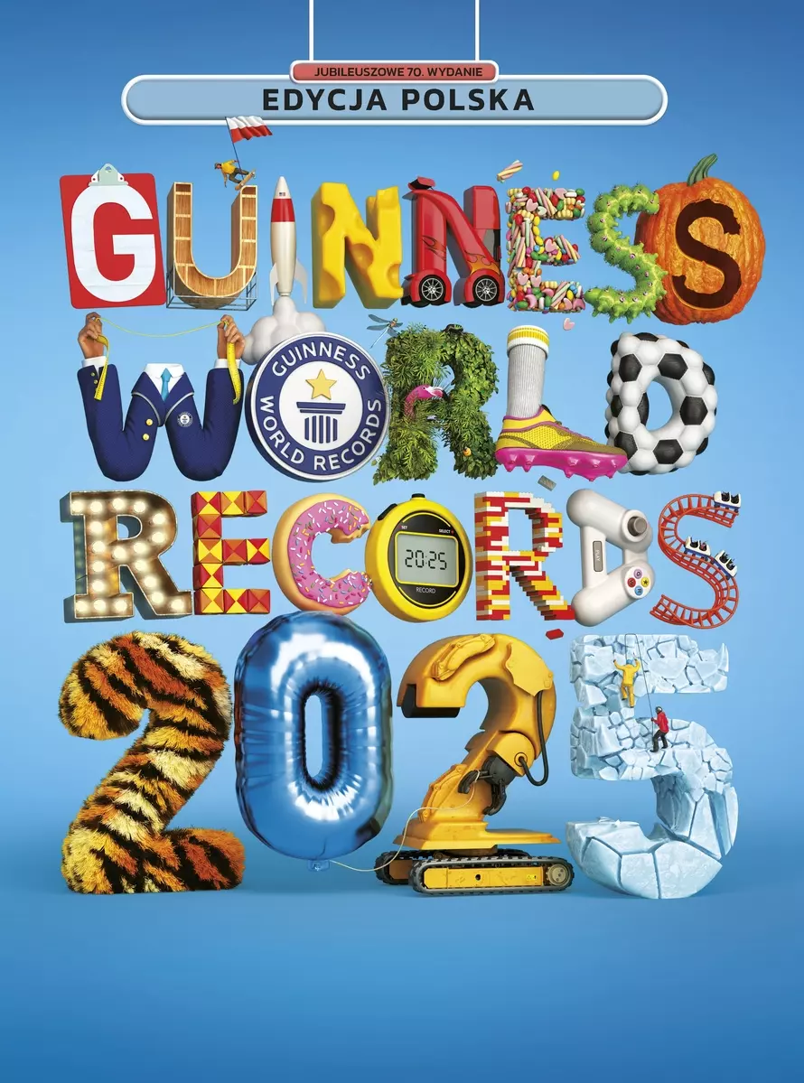 Guinness World Records 2025. Księga rekordów Guinessa 2025 - Książki
