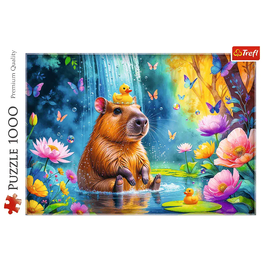 Puzzle 1000 elementów. Kapibara - Puzzle