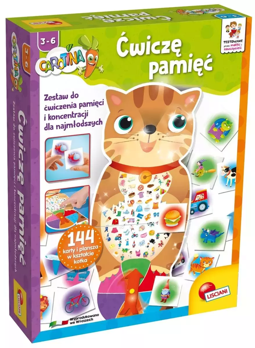 Carotina. Gra dla najmłodszych. Ćwiczę pamięć - Gry