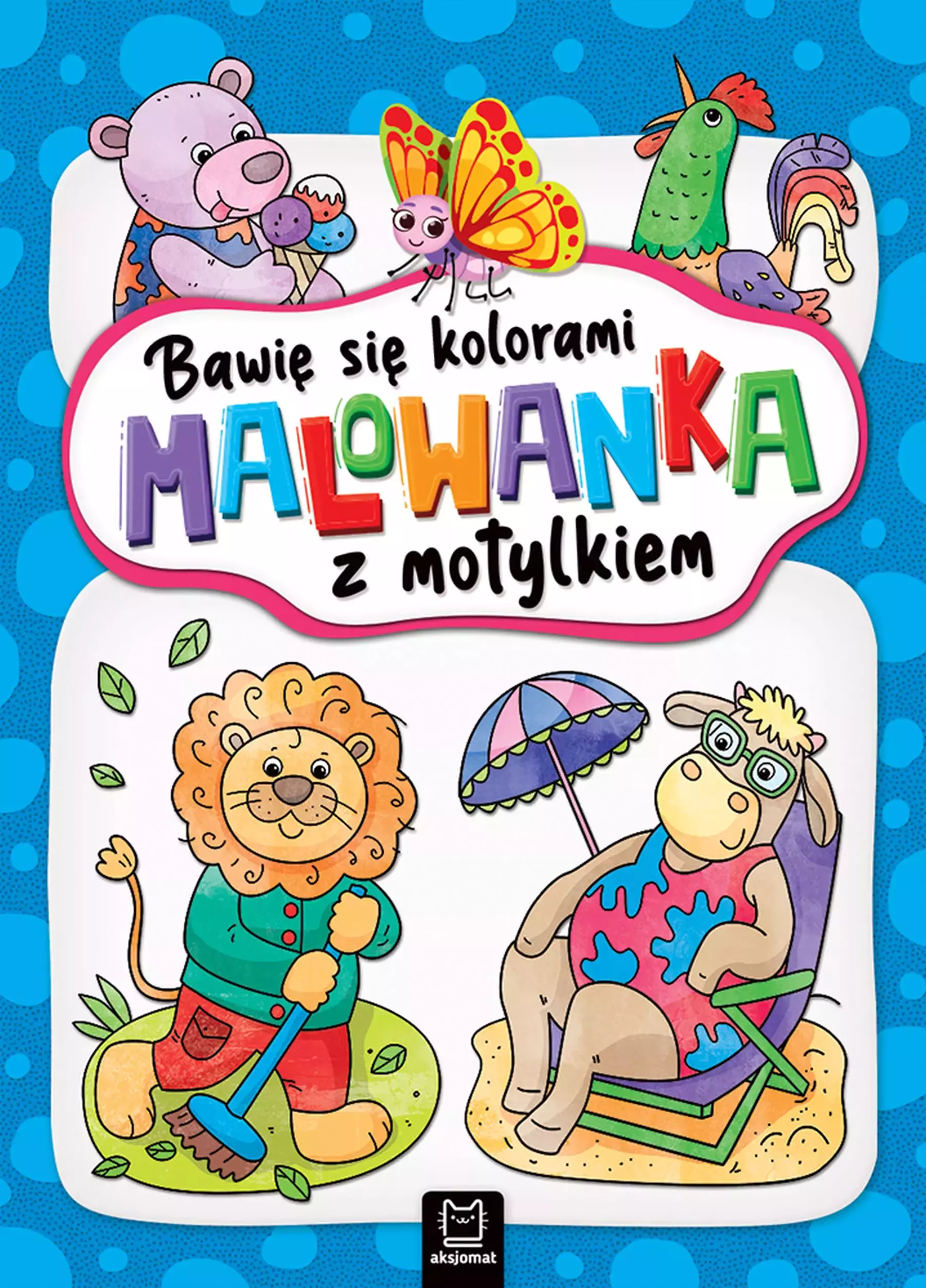 Bawię się kolorami. Malowanka z motylkiem - Książki