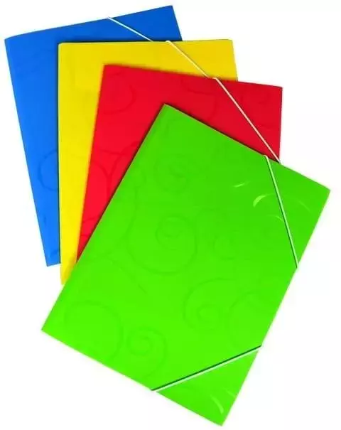 Teczka A4 plastikowa z gumką MIX - Papiernicze i szkolne