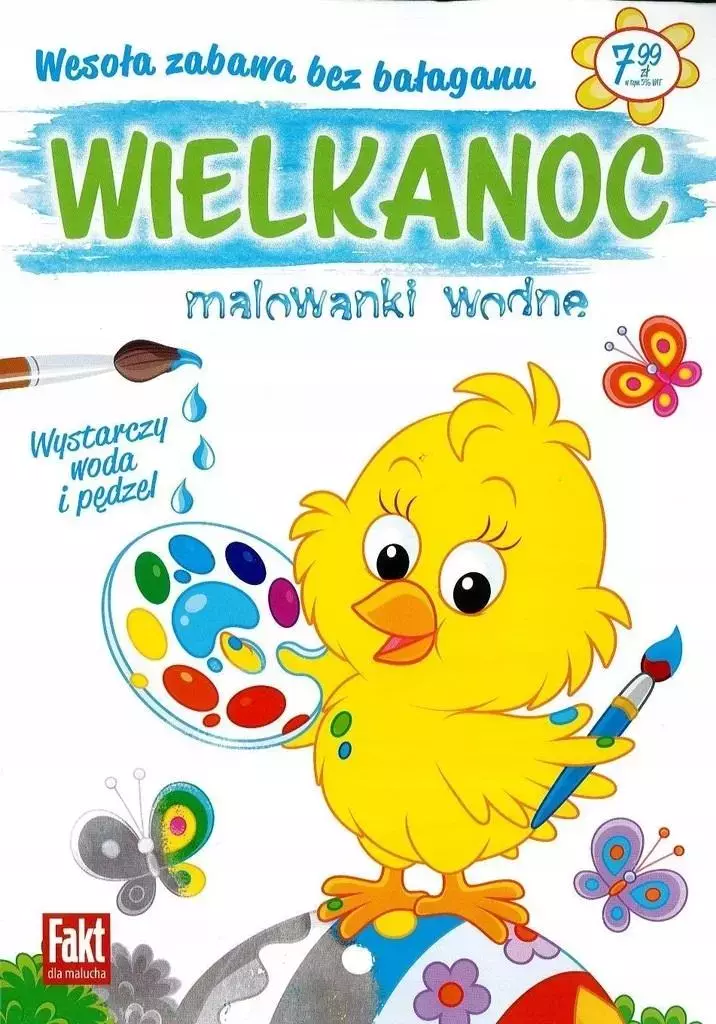 Wielkanoc. Malowanki wodne - Książki