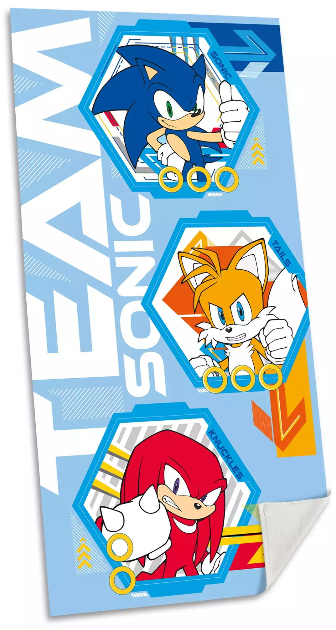 Ręcznik plażowy Sonic 70X140cm SN00022 - Zabawki