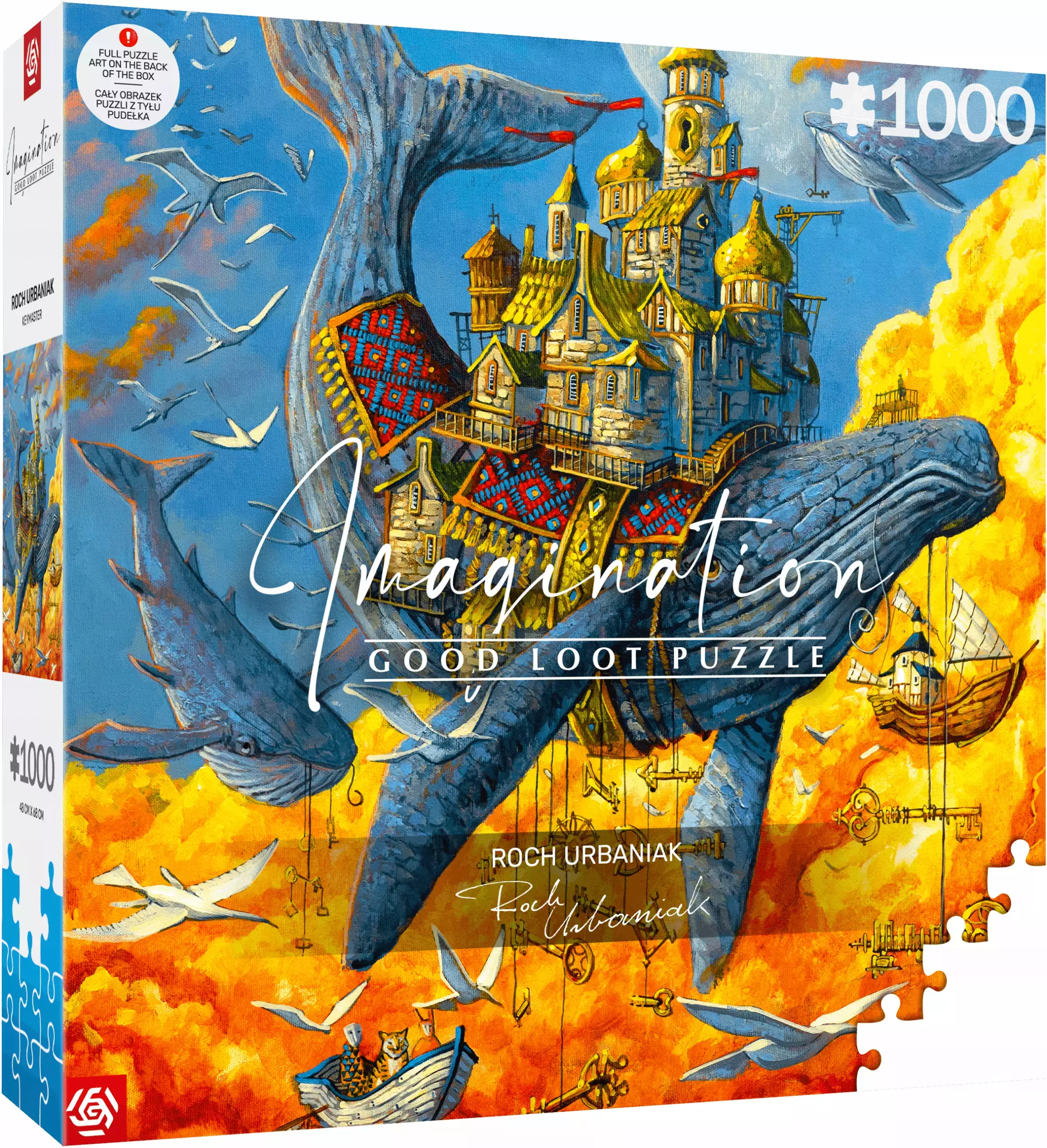 Puzzle Good Loot Imagination 1000 elementów Roch Urbaniak Klucznik 5908305247302 - Puzzle