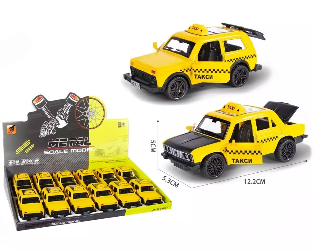 Taxi z otwieranymi drzwiami MIX - Zabawki