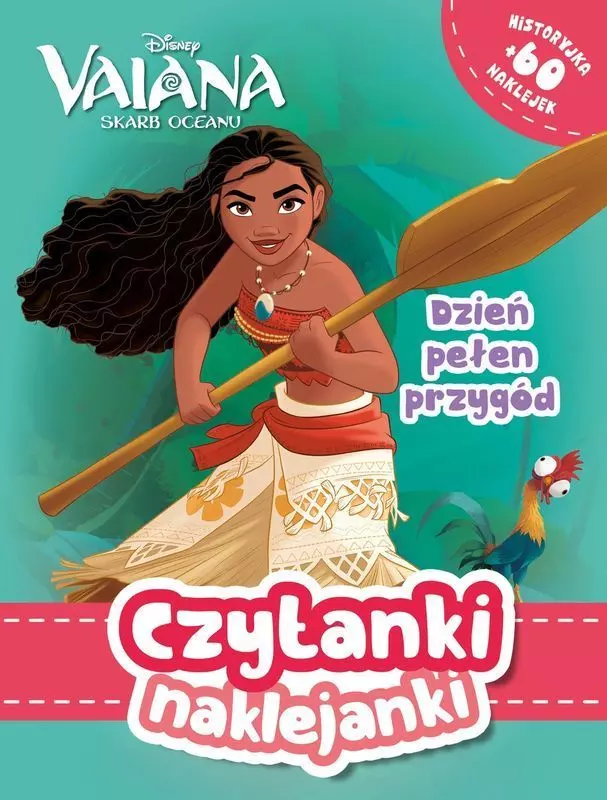 Dzień pełen przygód. Vaiana. Skarb Oceanu. Czytanki naklejanki - Książki