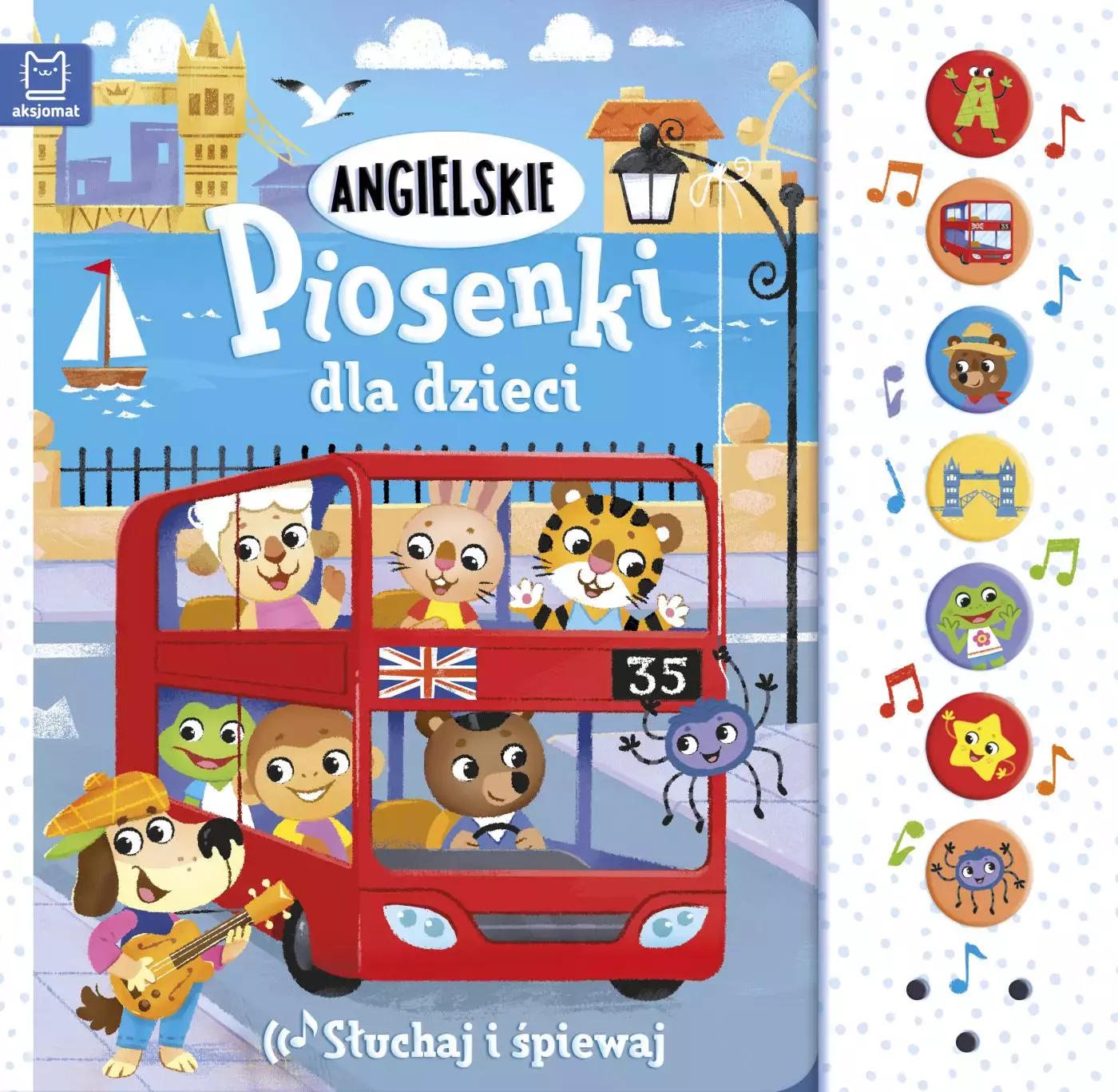 Słuchaj i śpiewaj. Angielskie piosenki dla dzieci - Książki