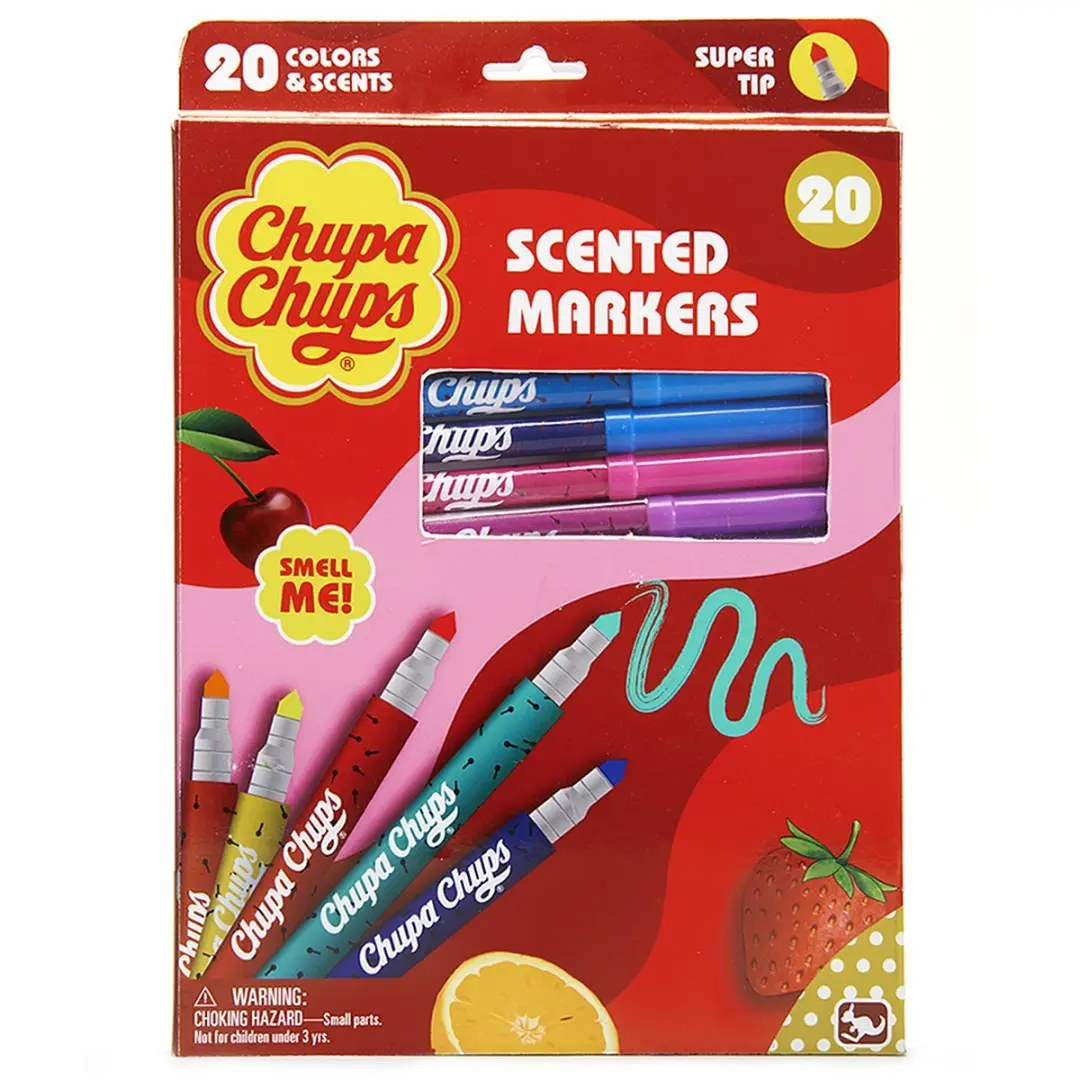 Flamastry zapachowe Chupa Chups (20 szt.) - Papiernicze i szkolne