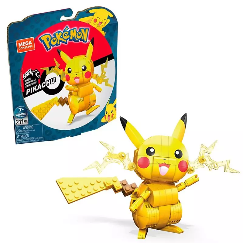 Mega Construx. GKY95 Pokemony. Pokemon do zbudowania, mix wzorów - Zabawki