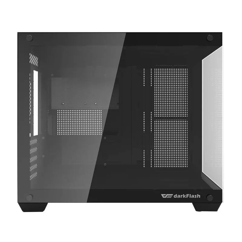 Obudowa komputerowa DARKFLASH C285MP (czarna) - Elektronika i akcesoria