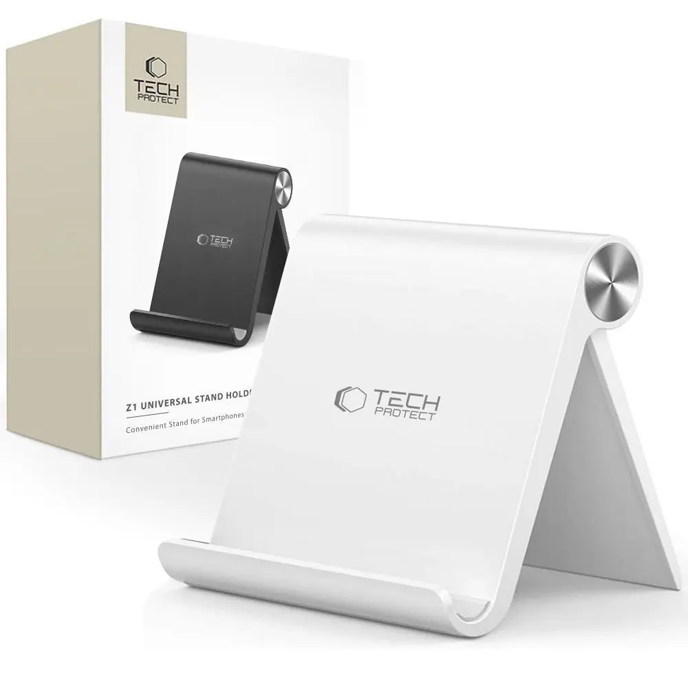 Tech-Protect Z1 Universal Stand Holder Smartphone & Tablet White - Elektronika i akcesoria