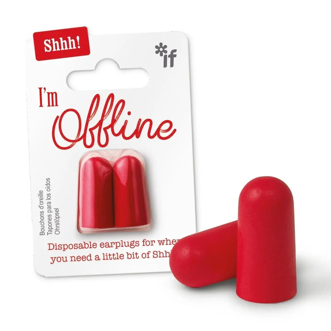 Shhh! Zatyczki do uszu - I'm Offline - Zabawki