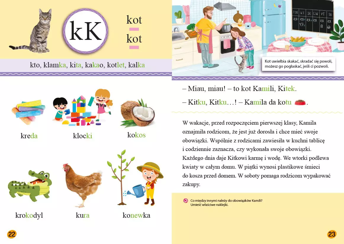 Akademia rozwoju 6-latka. Mój pierwszy elementarz sylabowy - Książki