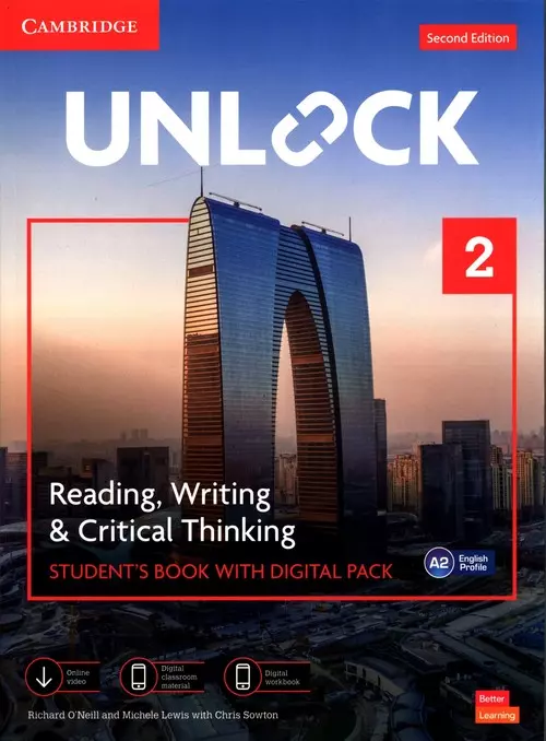 Unlock 2 Reading, Writing and Critical Thinking Student's Book with Digital Pack - Książki