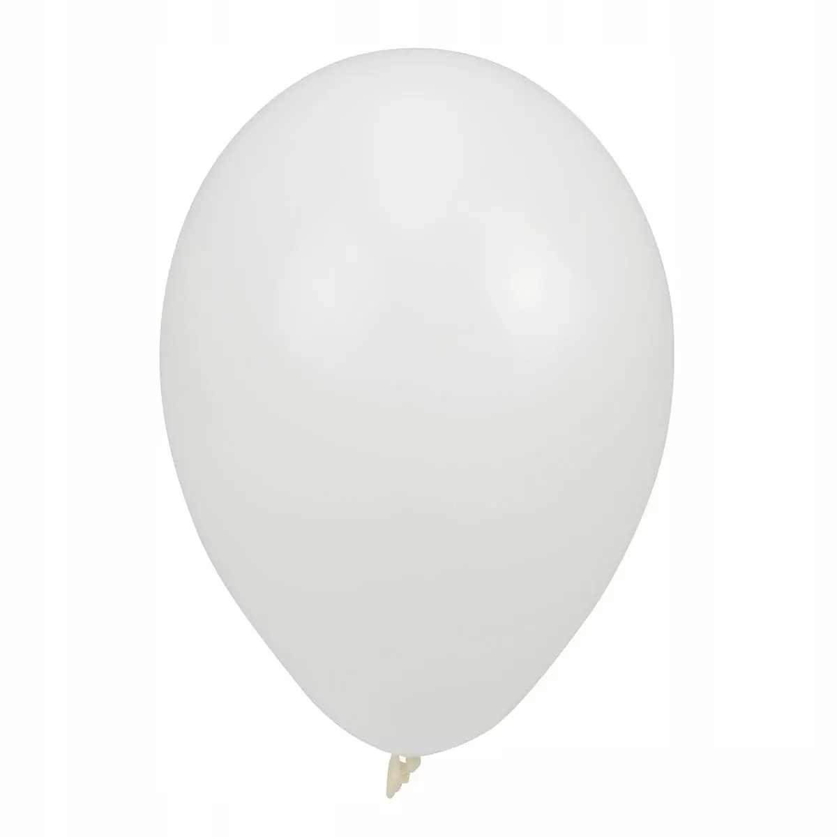 Balony pastelowe jednokolorowe białe 24cm 10szt - Papiernicze i szkolne
