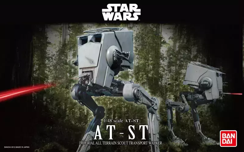 Model plastikowy Star Wars 1/48 AT-ST - Zabawki