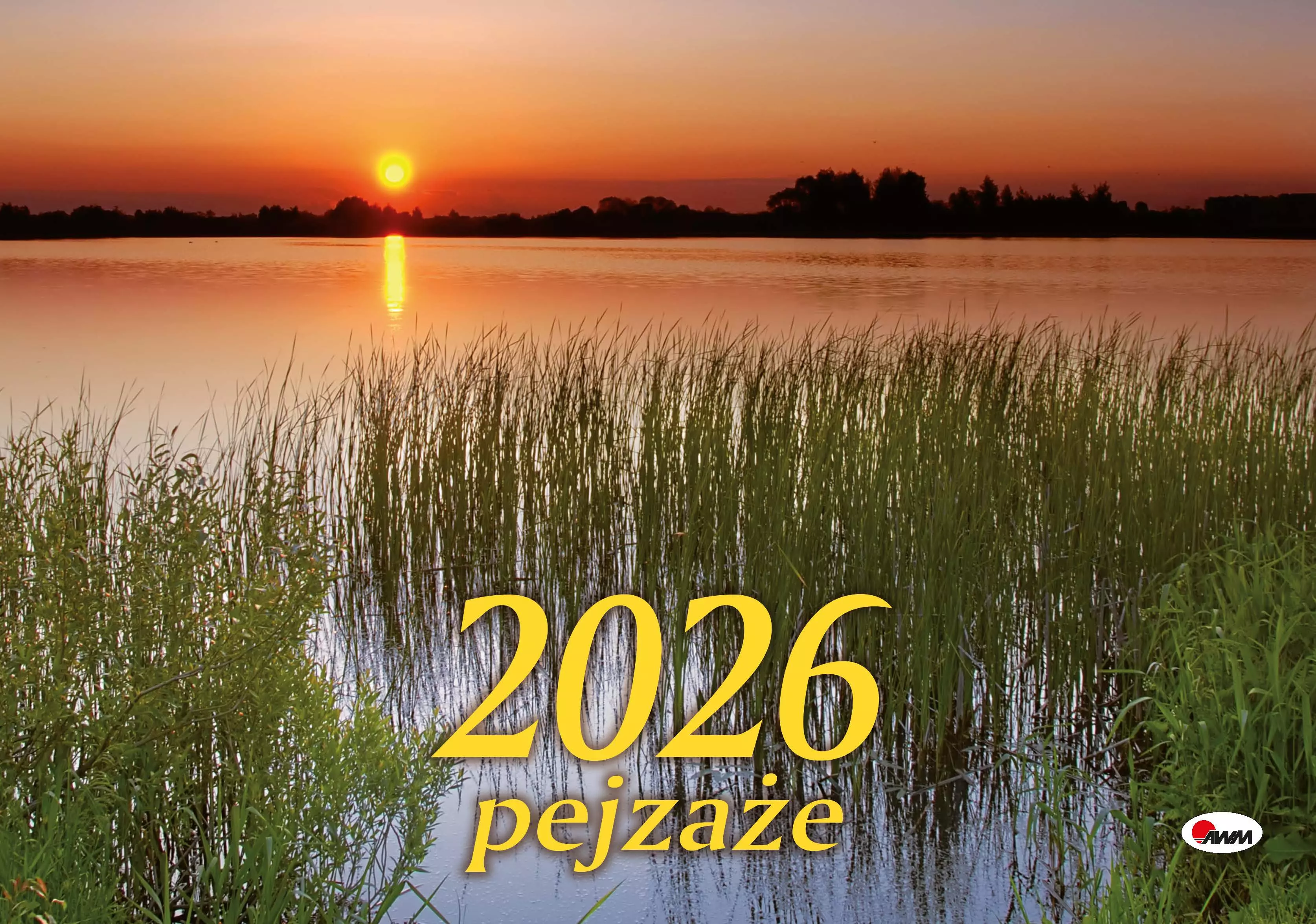 Kalendarz 2026 Pejzaże KA3 - Książki