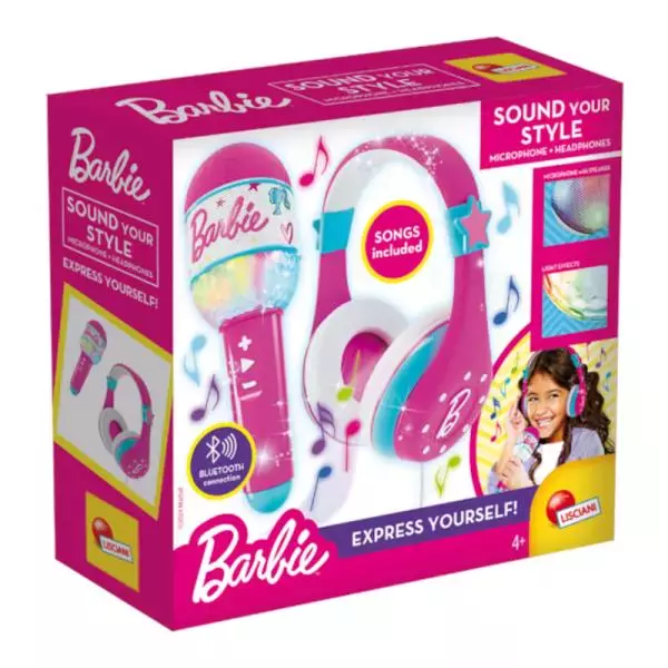 Barbie Niech zabrzmi twój styl Słuchawki i mikrofon LISCIANI - Zabawki