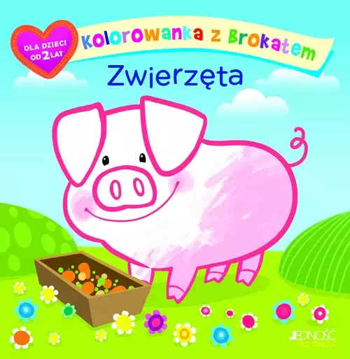 Kolorowanka z brokatem Zwierzęta - Książki