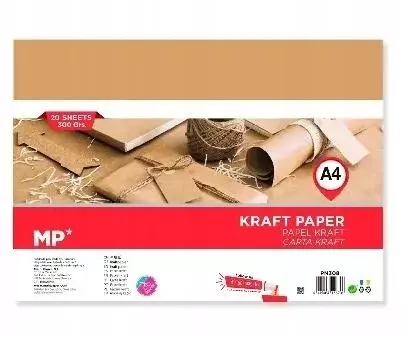 Papier kraftowy A4 20 arkuszy - Książki