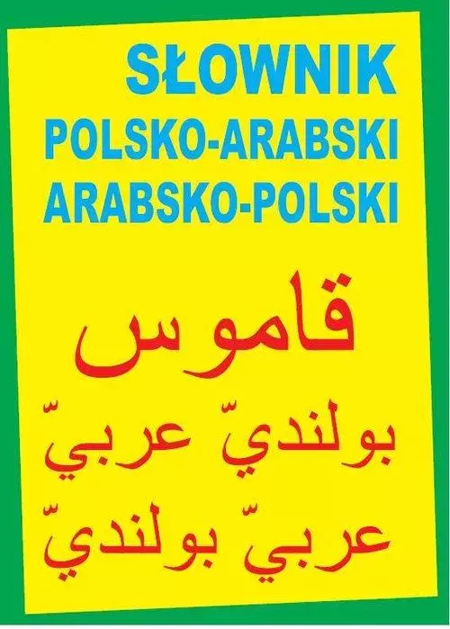 Słownik polsko-arabski, arabsko-polski - Książki