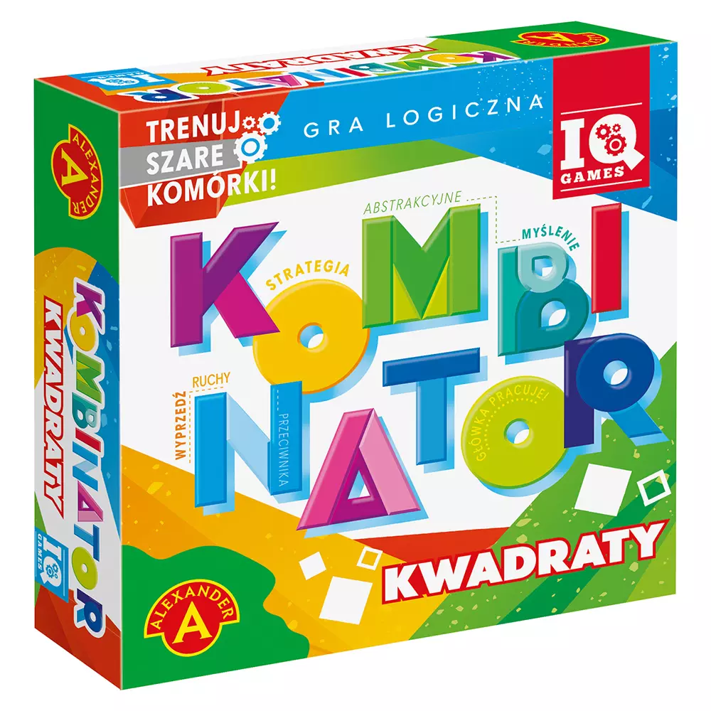 Gra planszowa. Kombinator. Kwadraty - Gry