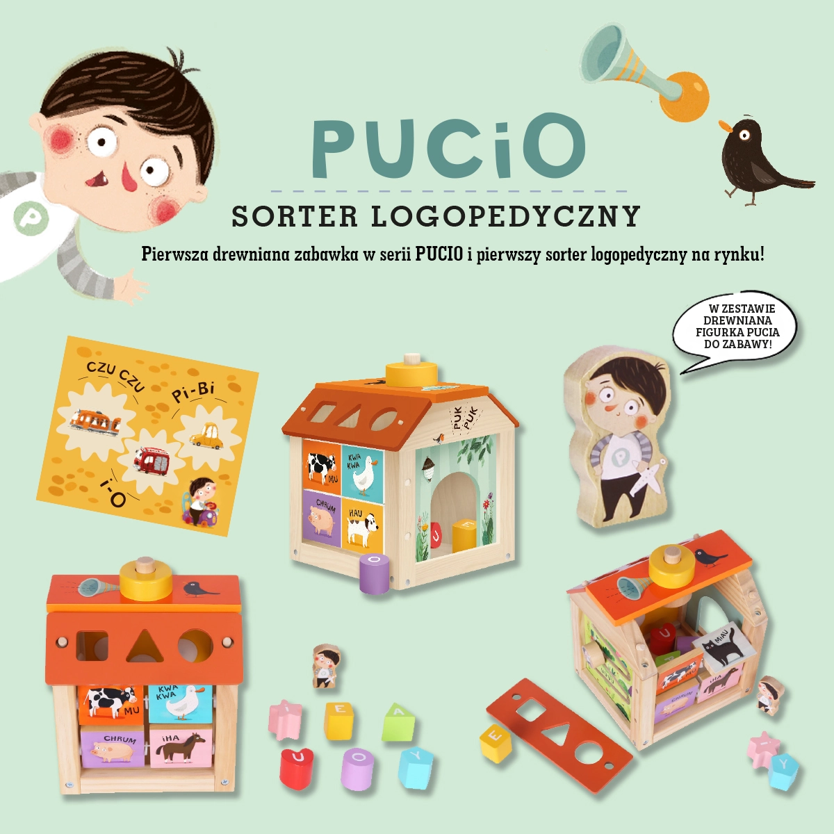 Pucio. Sorter logopedyczny - Zabawki