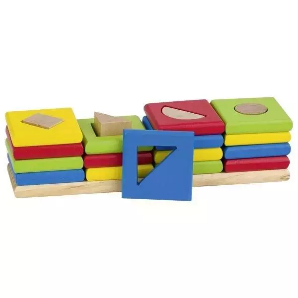 Drewniany sorter, 4 kształty - Zabawki