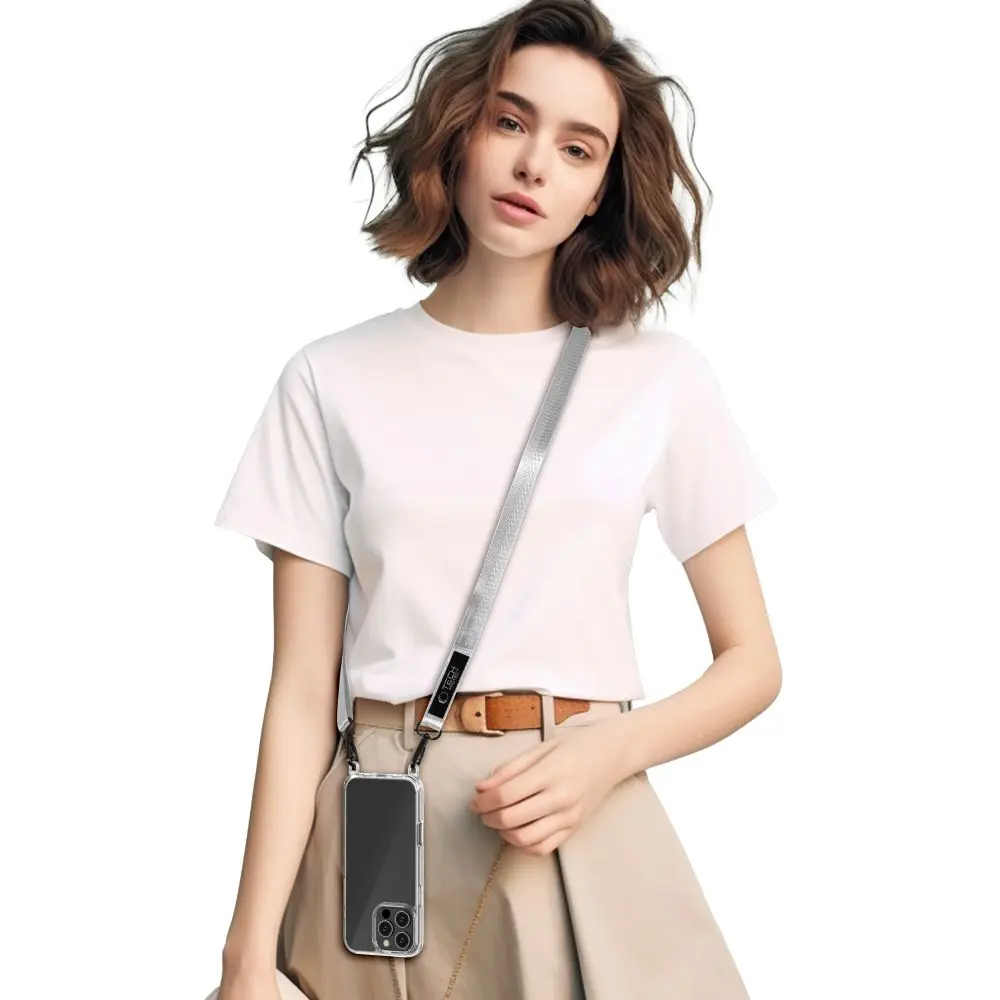 Tech-Protect C6S Rope Crossbody Crayon Grey - Elektronika i akcesoria