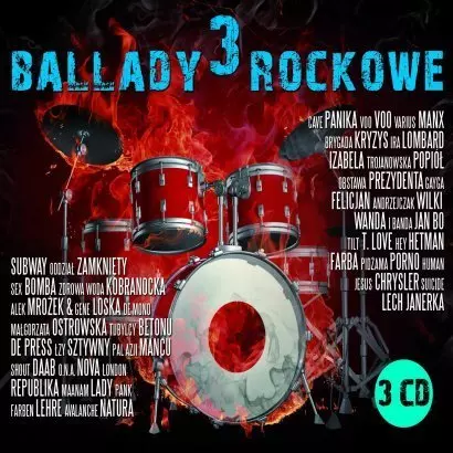 Ballady rockowe. Część 3, 3 CD - Muzyka