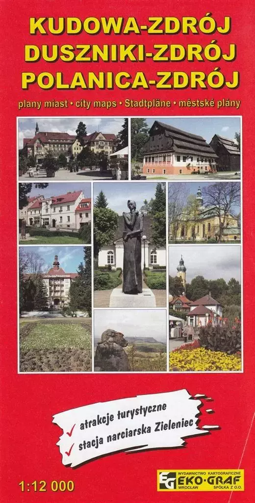 Mapa tur. - Kudowa, Duszniki, Polanica 1:12 000 - Książki