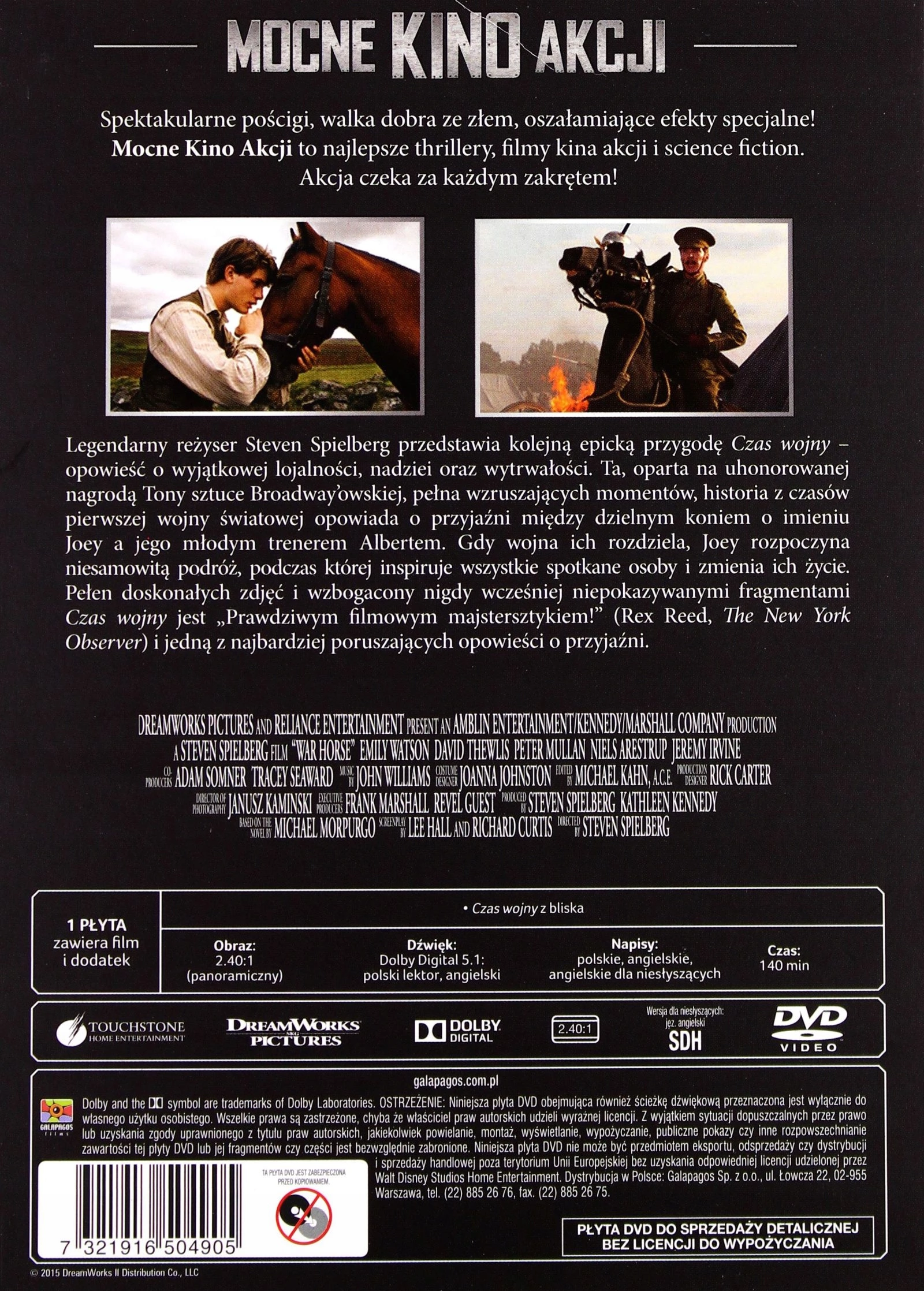 Czas wojny, płyta DVD - Filmy