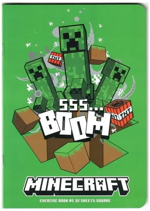 Zeszyt A5 32k. kratka Minecraft, Astra - Papiernicze i szkolne