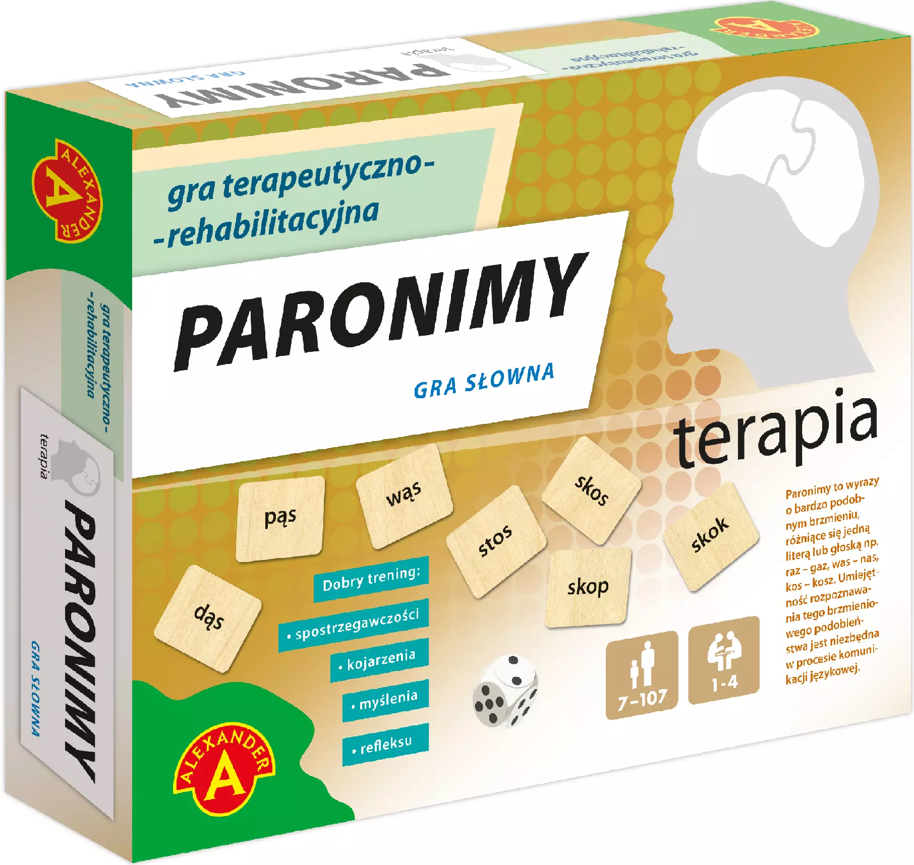 Gra terapeutyczno-rehabilitacyjna. Terapia. Paronimy - Gry