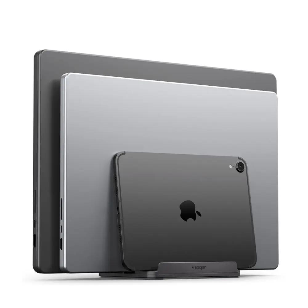 Spigen LD208S4 Vertical Laptop Stand Space Grey - Elektronika i akcesoria