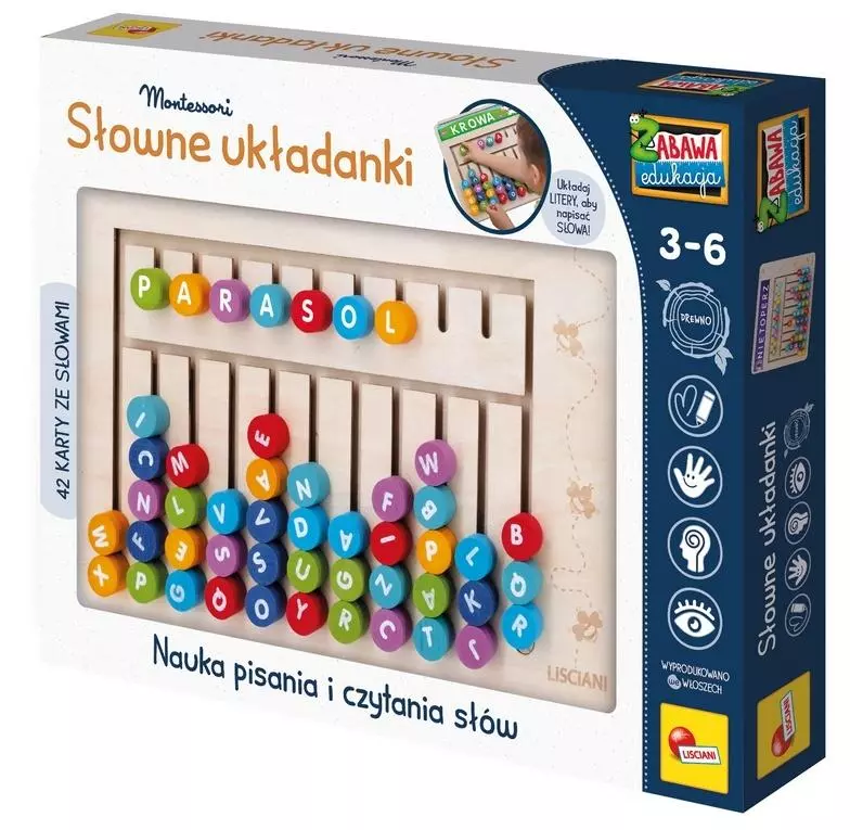 Montessori Słowne układanki - Zabawki