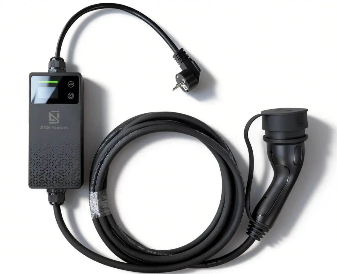 Extralink BS-PCD030 16A 3.6kW Schuko | Przenośna ładowarka do samochodu elektrycznego | 1 faza, 5,5m, wyświetlacz LCD, IP67 - Elektronika i akcesoria