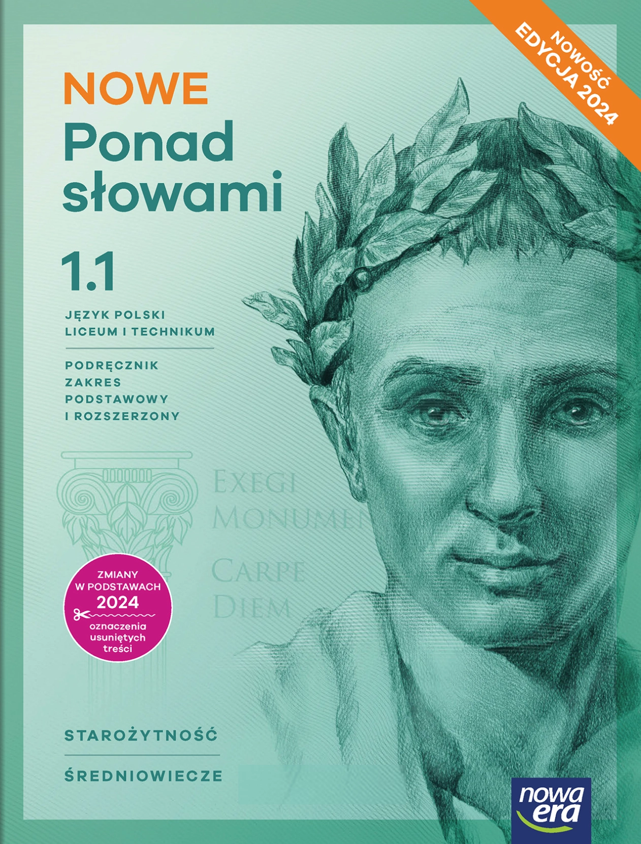 Nowe Ponad słowami 1. Część 1. Język polski. Zakres podstawowy i rozszerzony. Podręcznik. Liceum i technikum. Edycja 2024 - Książki